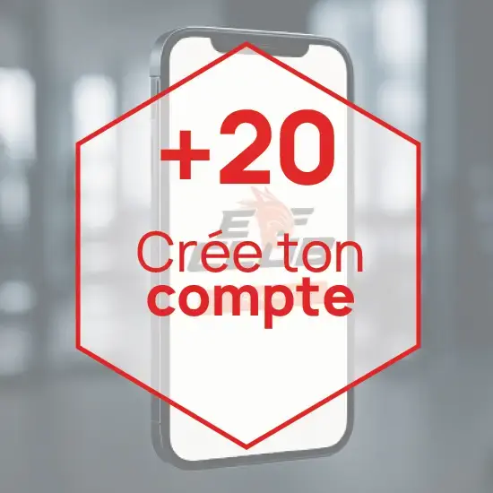 Tu crées ton compte