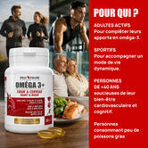 Omega 3+ Cœur et cerveau contenance Lot de 2