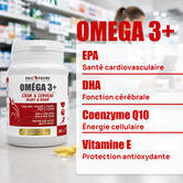 Omega 3+ Cœur et cerveau contenance Lot de 2