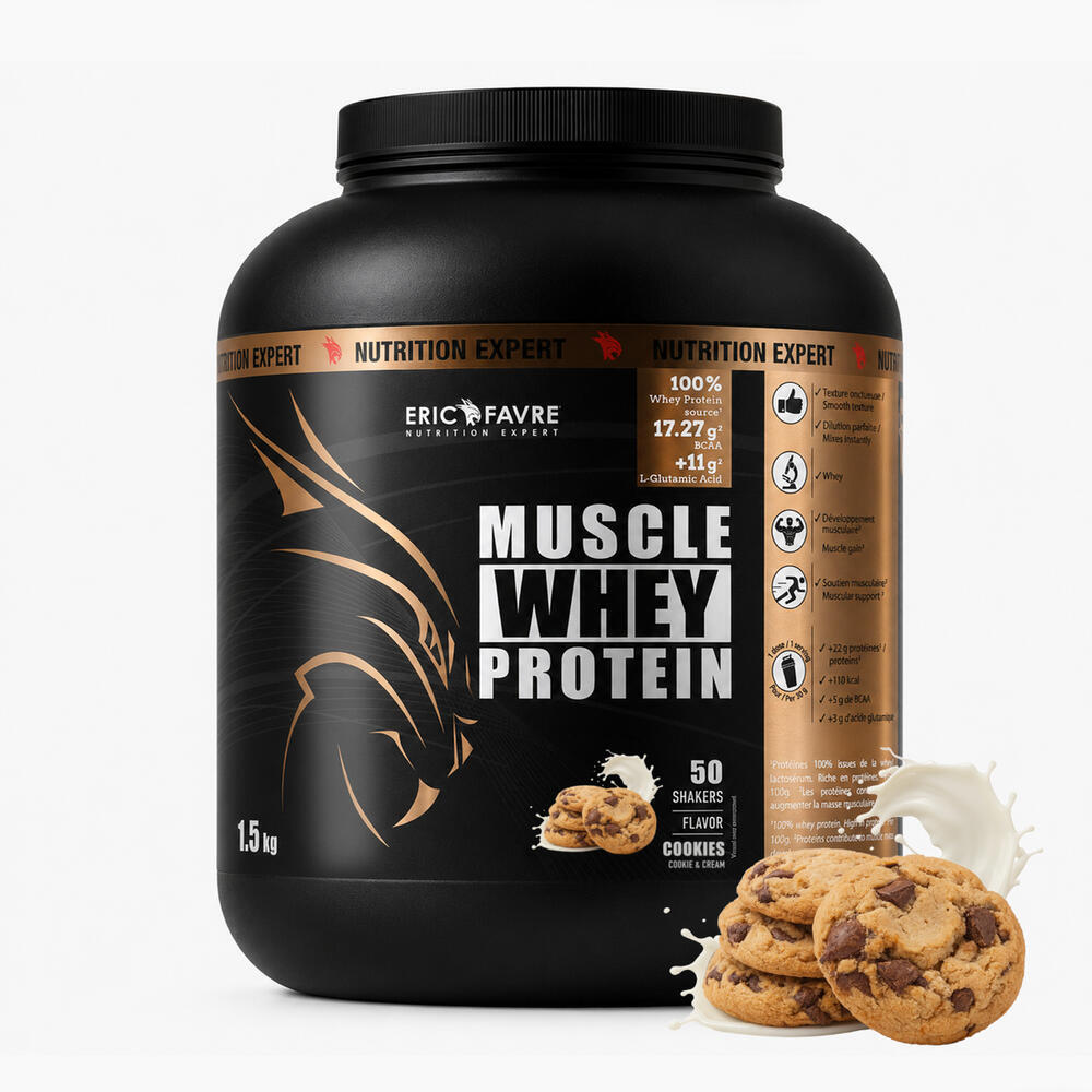 Whey Muscle Protein saveur Cookie