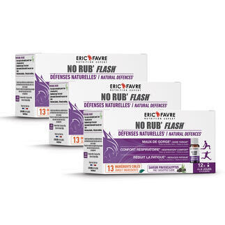 No Rub' Gênes hivernales contenance Lot de 3
