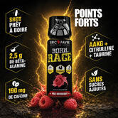 Born of rage shot preworkout - Shot de 50ml sabor Limón