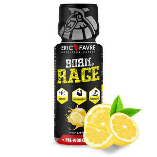 Born of rage shot preworkout - Shot unitaire saveur Citron contenance 50ml