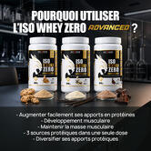 Iso Whey Zero Advanced - Protéine tri source saveur Chocolat