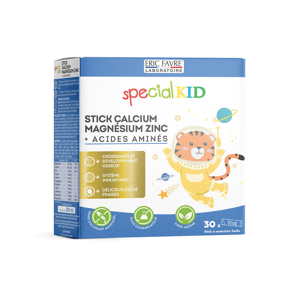 Stick calcium magnésium zinc + Acides aminés contenance A l'unité