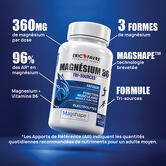 Magnésium Tri-sources contenance 60 gélules