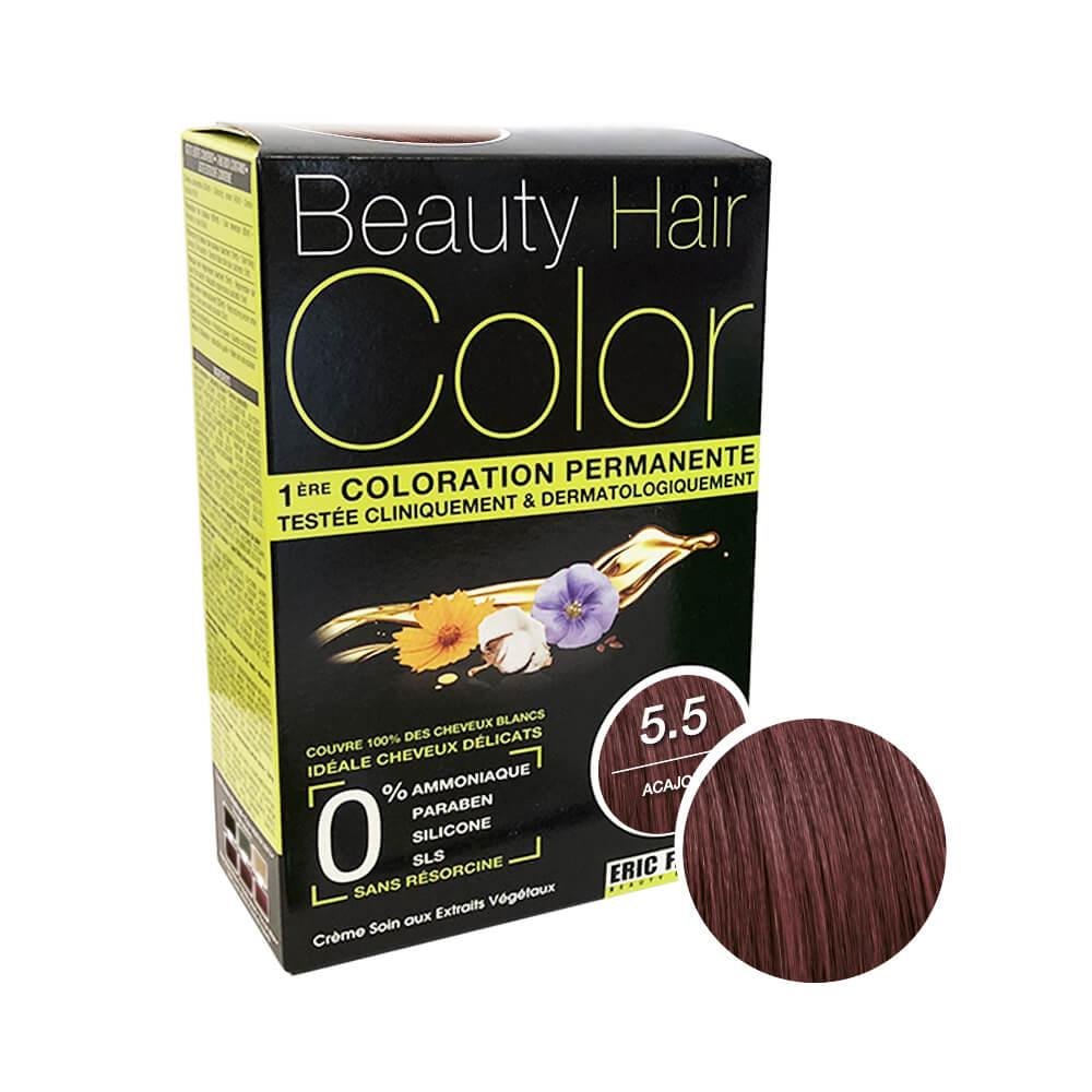 Beauty Hair Color Coloration (Châtain clair acajou 5.5)