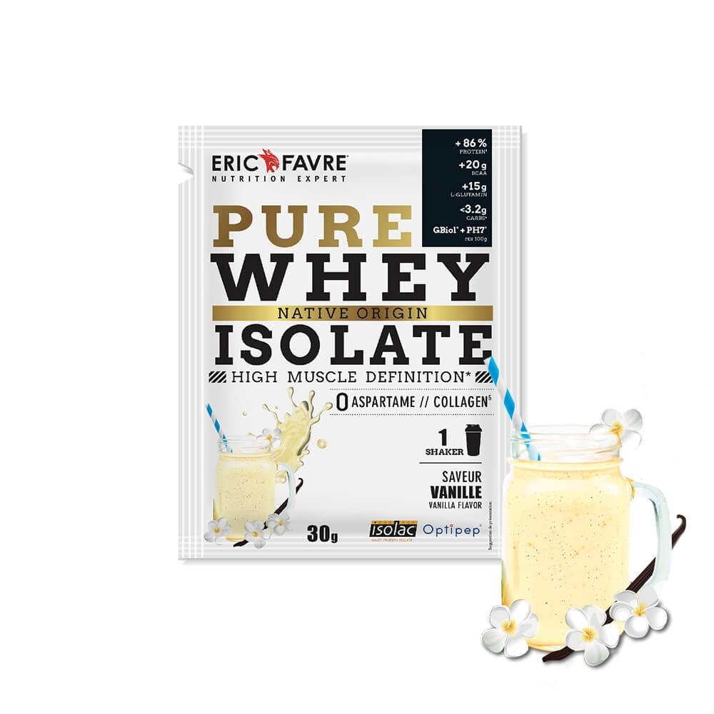 Pure Whey Protein Native 100% Isolate - Sachet Unidose