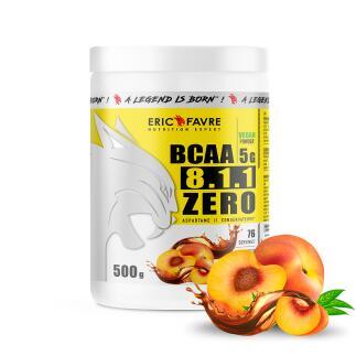 BCAA 8.1.1 ZERO Vegan 500gr saveur Thé Pêche