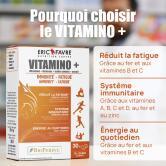 Vitamino+ Immunité, fatigue, Multivitamines et minéraux 