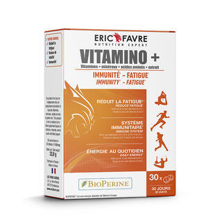 Vitamino+ Immunity, fatigue, Multivitamins and minerals