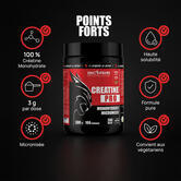 Pure Creatine 200 mesh - Créatine Pro 300 G saveur Naturel
