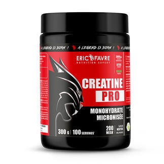 Pure Creatine 200 mesh - Créatine Pro 300 G saveur Naturel