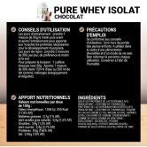 Pure Whey Protein Native 100% Isolate saveur Chocolat