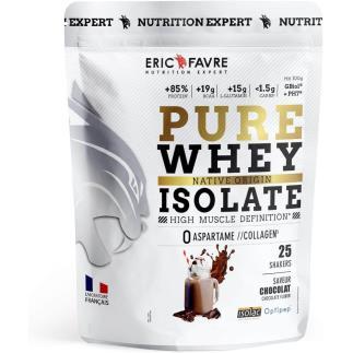 Pure Whey Protein Native 100% Isolate flavour Chocolate capacity 750g