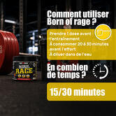 Born Of Rage Vegan Pre Workout Booster - Set of 2 flavour Fruits of the forest