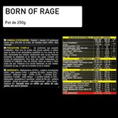 Pre Workout Booster Explosif Born Of Rage Vegan - Lot de 2