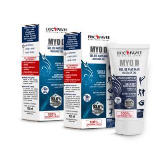 Myo D Gel de Massage Décontractant 3 en 1 contenance Lot de 2