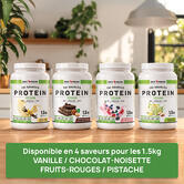 Proteínas vegetales de tres fuentes, Proteína Vegana, Vainilla sabor Vainilla