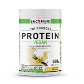 Protéines végétales tri-source, Protein Vegan, Vanille saveur Vanille