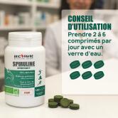 Spiruline Vegan Bio contenance 100 comprimés
