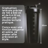 Shaker fitness couleur Rouge