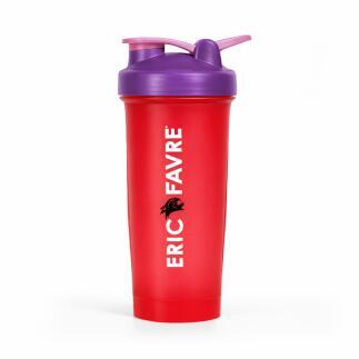 Fitness shaker color Red capacity 700ml
