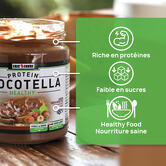 Chocotella Healthy - Pâte à tartiner protéinée saveur Chocolat - Noisette