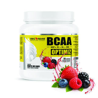 BCAA Optimiz - BCAA 2:1:1 - Acides aminés essentiels sabor Frutos del bosque