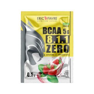 BCAA 8.1.1 Zero Vegan - Sachet Unidose saveur Fraise - Basilic