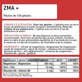 ZMA + 120 Capsules