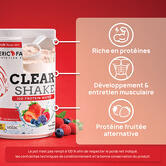 Clear Shake - Iso Protein Water sabor Frutos rojos