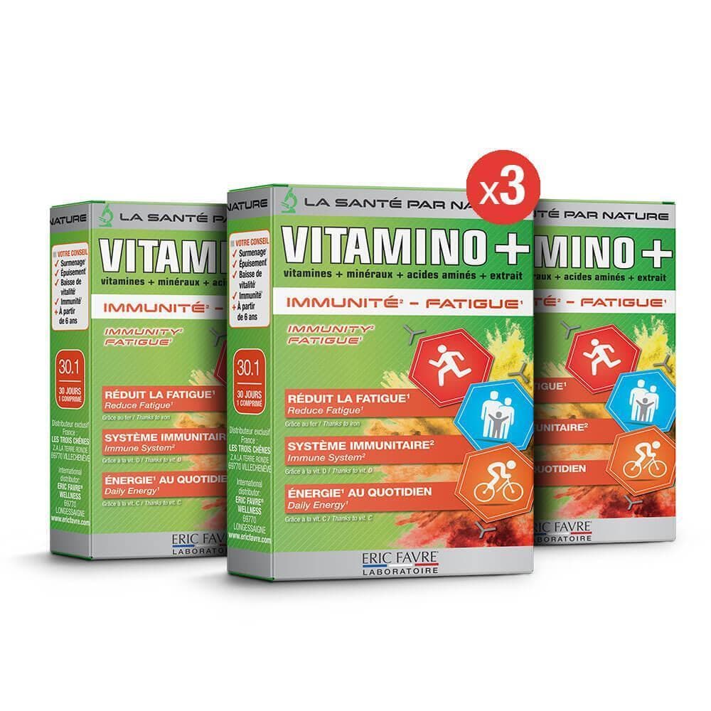 Vitamino+ - Immunité, fatigue - Lot de 3 unités