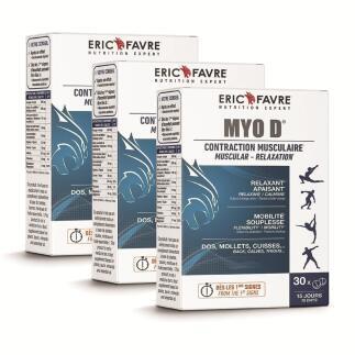 Myo D - Décontraction musculaire - Lot de 3 unités