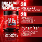 Born of Rage Ultimate - Préworkout sans créatine saveur Fruit de la passion