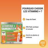 Vitamino + Unicadoses - Immunité, fatigue, multivitamines et minéraux contenance Etui de 10 unités