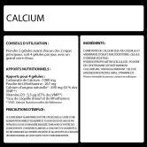 Calcium d'origine naturelle<sup>1</sup>  + Vitamine D - 60 gélules végétales