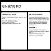 Ginseng Bio - 60 gélules végétales