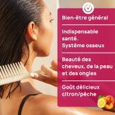 Pure Collagen + - Formule liquide 500 ml - Format éco saveur Pêche - Citron