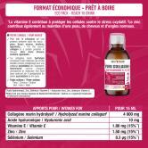 Pure Collagen + - Formule liquide 500 ml - Format éco saveur Pêche - Citron
