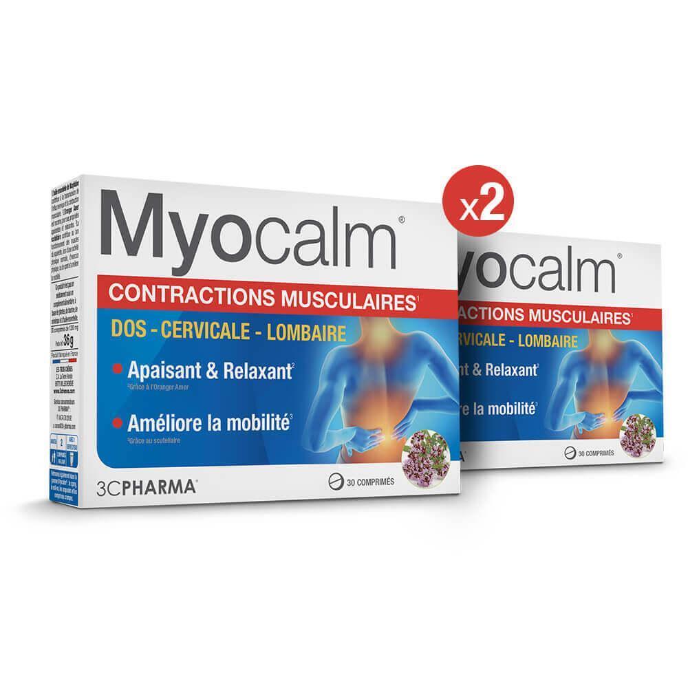 Myocalm® Contractions Musculaires - Comprimés - Lot de 2