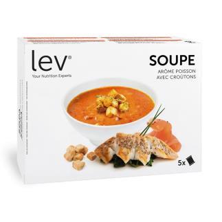 Protein Soups Fish Croutons