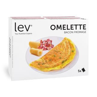 Protein Omelets Bacon Cheese