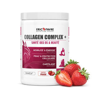 Collagen complex + Enrichi en Vitamine C saveur Fraise contenance 300g