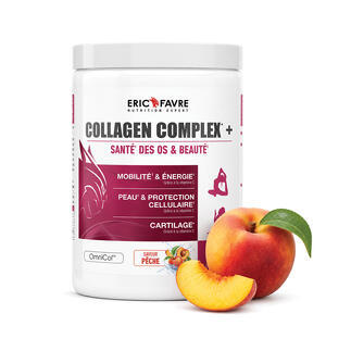 Collagen complex + Enrichi en Vitamine C batch Pêche contenance 300g