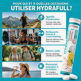 Hydrafull Electrolytes - Optimise l'hydratation - Riche en minéraux  Sport & Senior saveur Citron