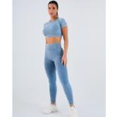 ENSEMBLE LEGGING CADENZE CONFIDENCE COMFY ICY BLUE 