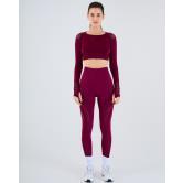 LEGGING NINA NERVE ELEVATE couleur VINO VELVET