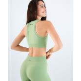 TOP RHYS RESILIENCE ACTIONWEAR couleur ENERGIZE GREEN