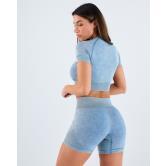 TOP CADENZE CONFIDENCE COMFY couleur ICY BLUE 